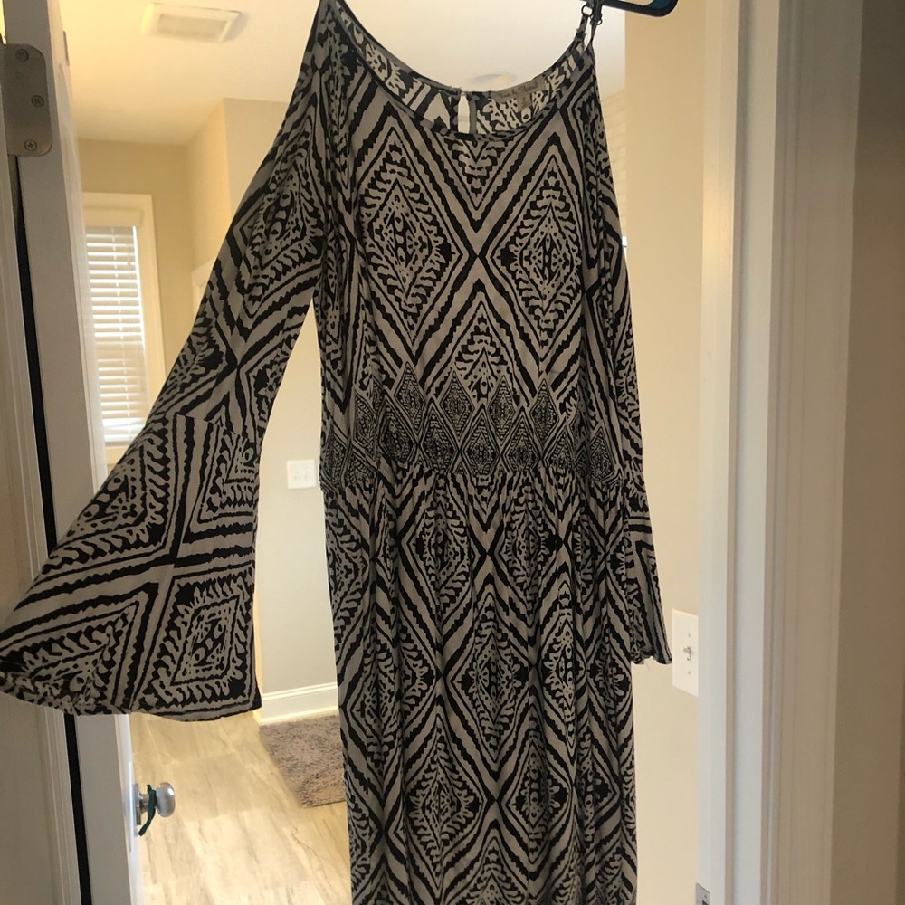 Black and white dress